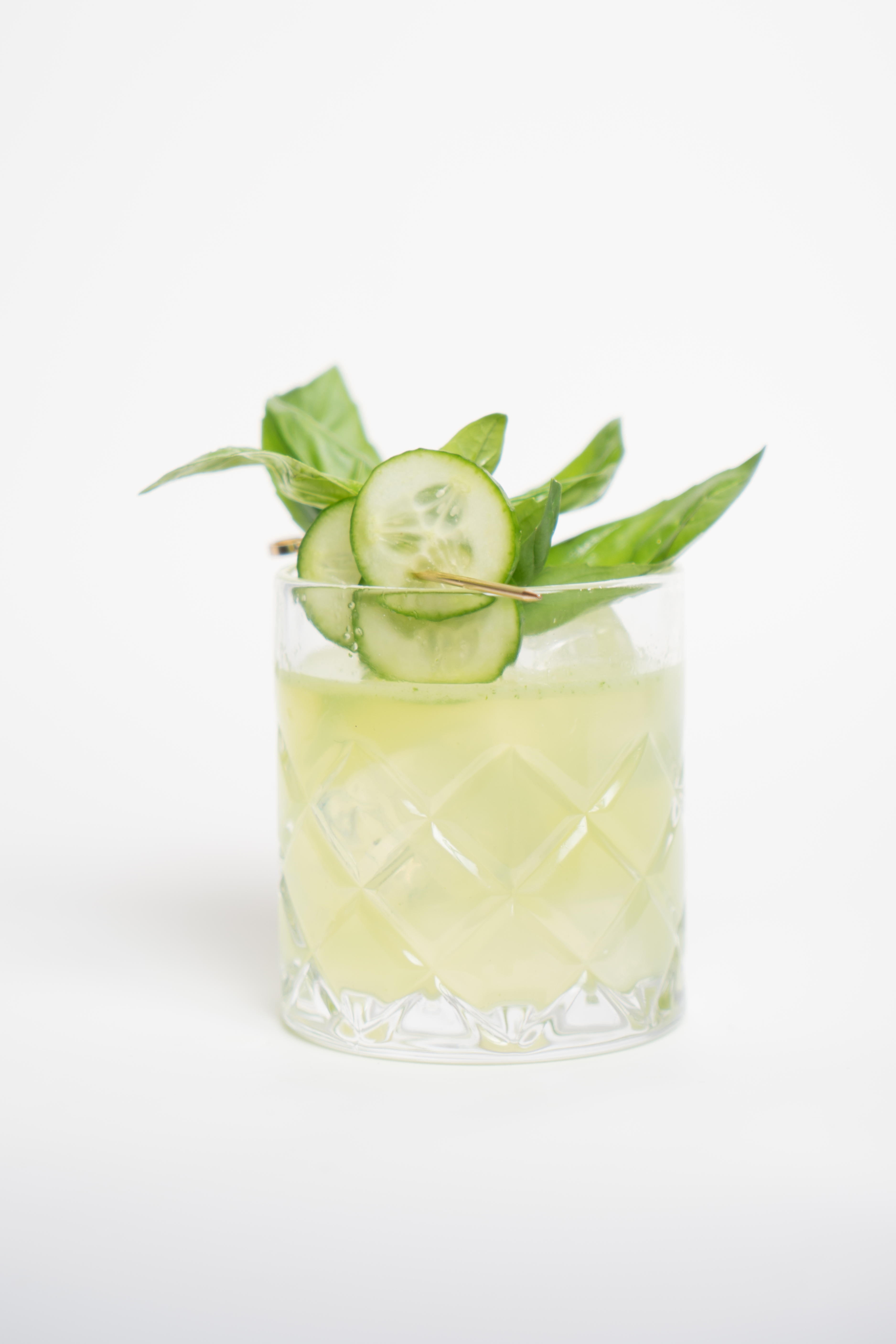 End of Summer Cucumber Basil Smash